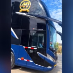 Balean bus interprovincial con pasajeros que cubría la ruta Trujillo – Chiclayo